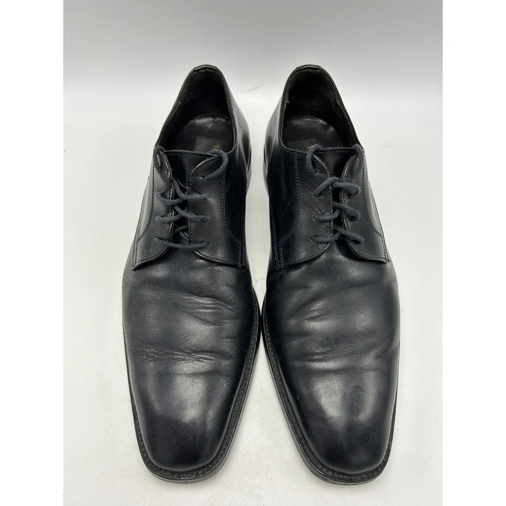 To Boot New York Dress Shoes Mens 9 Adam Derrick Italian Leather Black Flaw